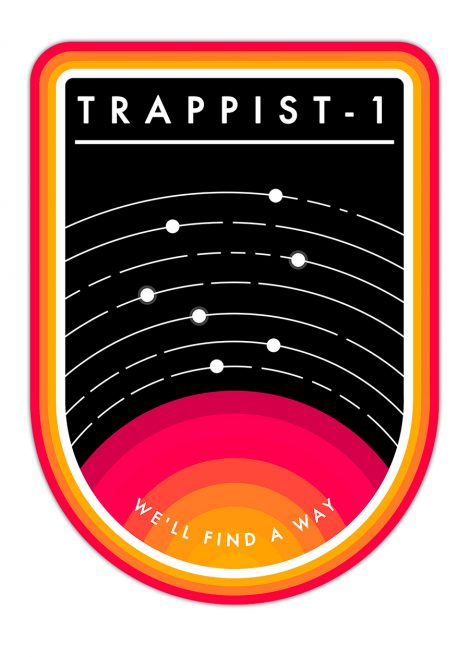 TRAPPIST-1 MISSION BADGE