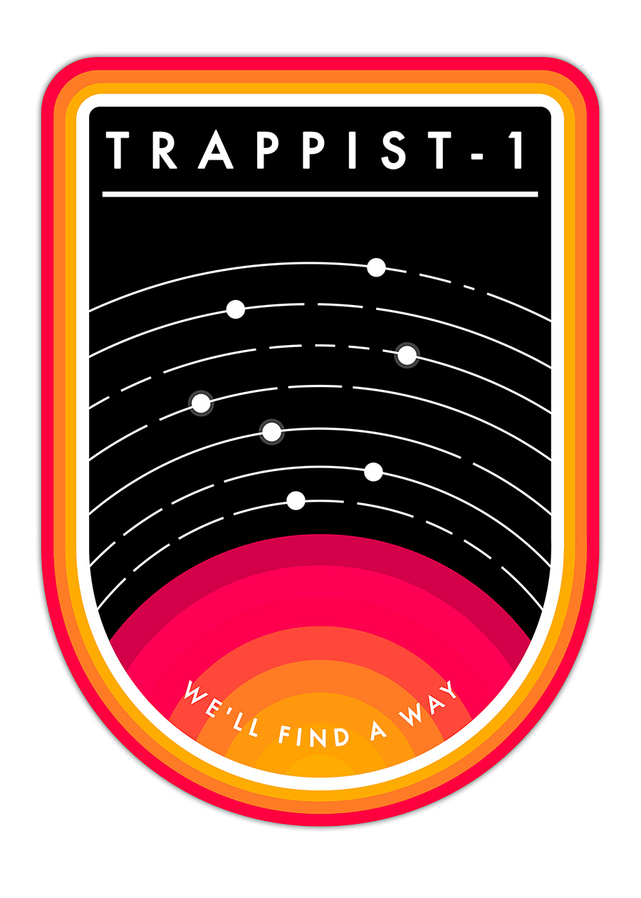 TRAPPIST-1 MISSION BADGE