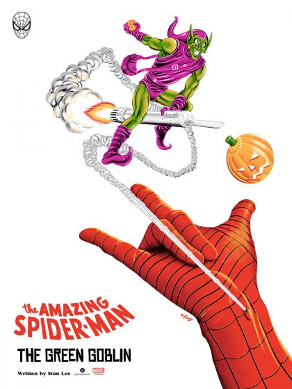 Spider-Man The Green Goblin Doaly poster art