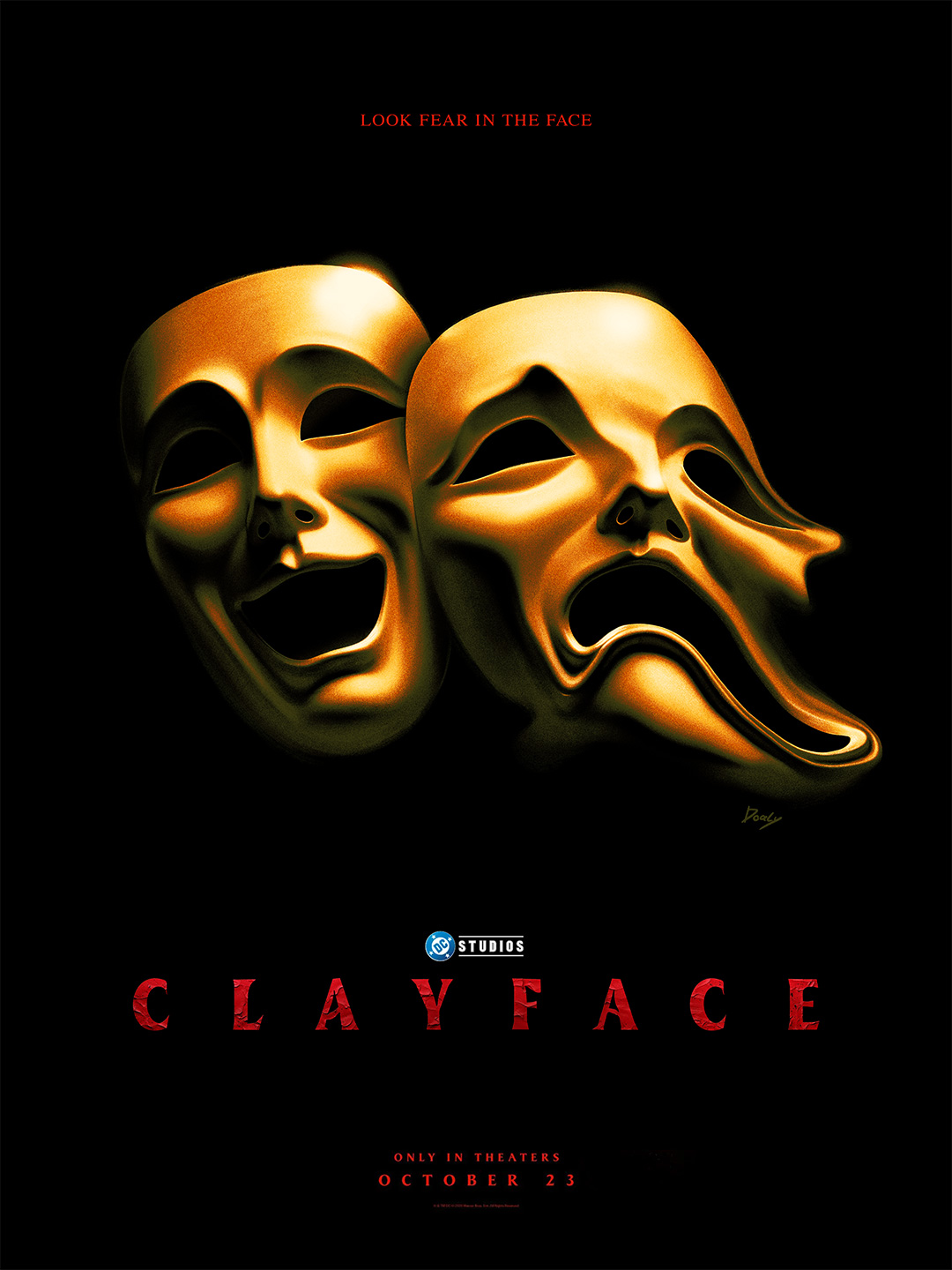 Clayface poster art by Doaly