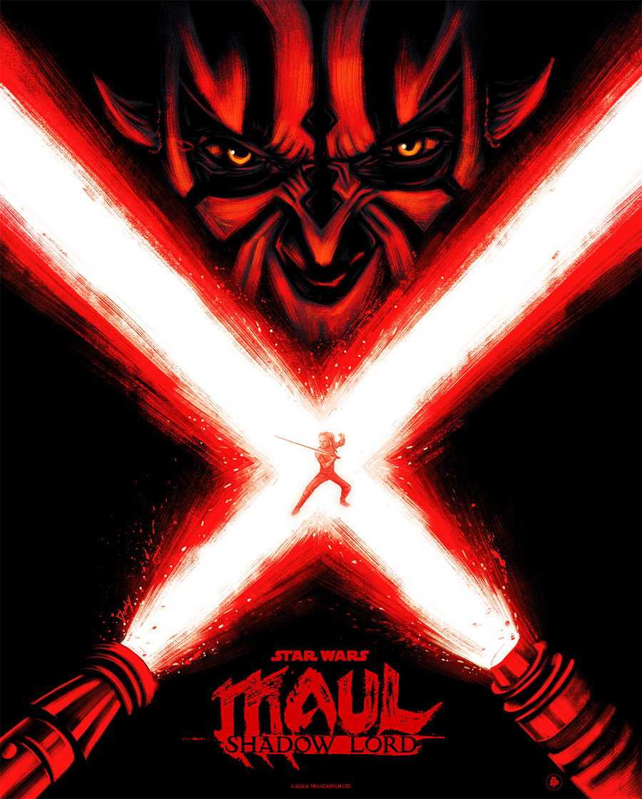 Star wars maul shadow lord poster art by doaly