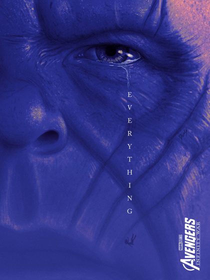 Avengers infinity war movie poster art by doaly