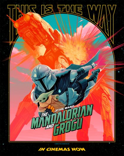 Mandalorian and grogu poster art by doaly